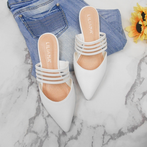 Liliana Shoes - New Pointed Toe Mesh Flat